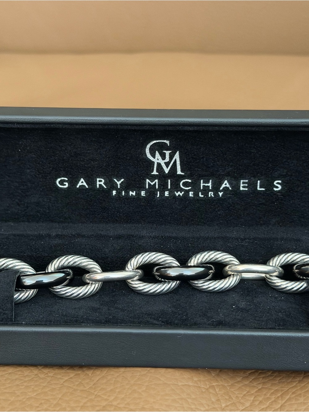 David Yurman Silver Cable Link Bracelet - Picture 2 of 4